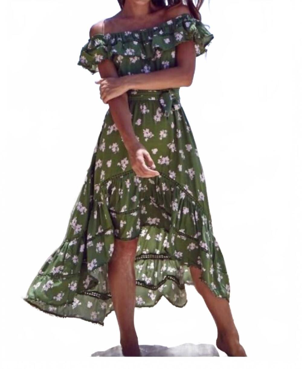 NEW JAASE romy maxi dress in sage print